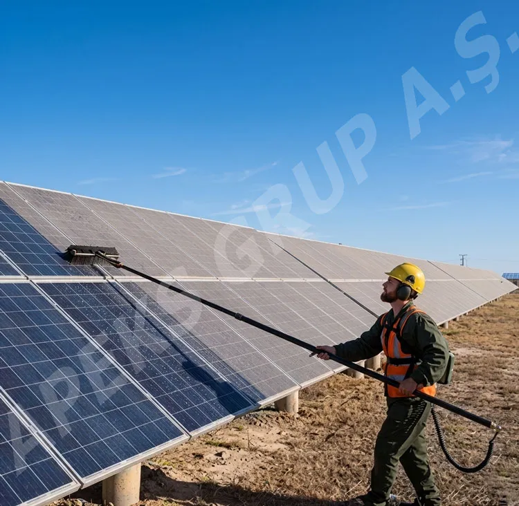 Solar Panel Cleaner Uygulama Görseli